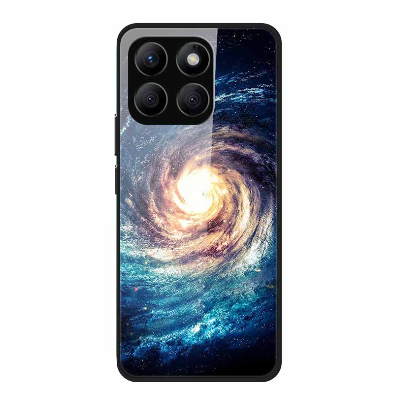 Glass Hard Back Cover For Honor X8C X8B X8 4G 5G Honor 400 Smart Phone Case Soft TPU Bumper Tempered Glass Case Coque Funda Capa