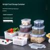 Transparent Airtight Food Storage Container for Kitchen Use