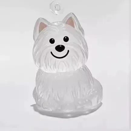 Dog Hair Storage Box Keyring Puppy Hair Memorial Keepsake Capsule Pet's Dog Fur Container Transparent Capsule Keychain Souvenirs