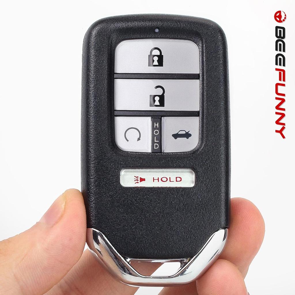 Beefunny Replacement Remote Keyless Entry Key Fob for Honda Accord 2018    ight    FCC ID:CWTWB1G0090 PN: 72147-TVA-A21 72147-TVA-A01 5Buttons