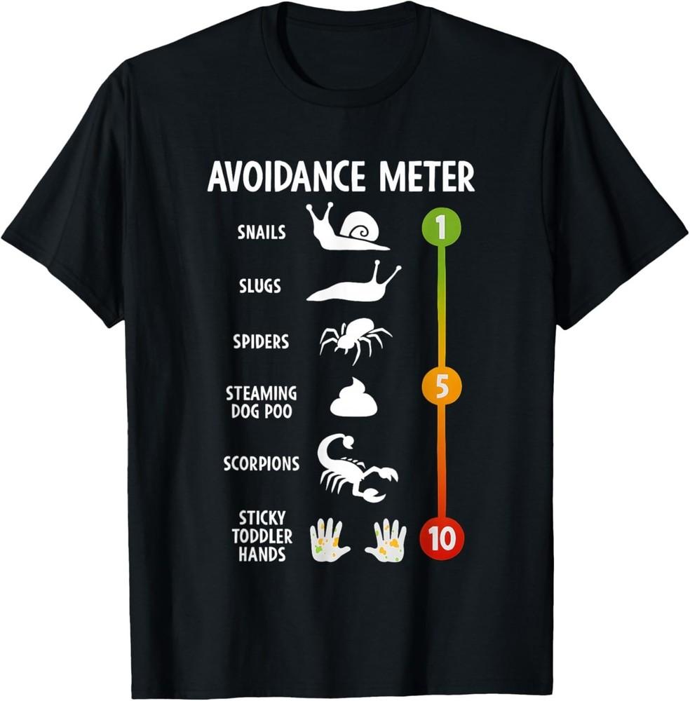 Avoidance Meter Funny for Men Women T-Shirt Unisex T-Shirt L