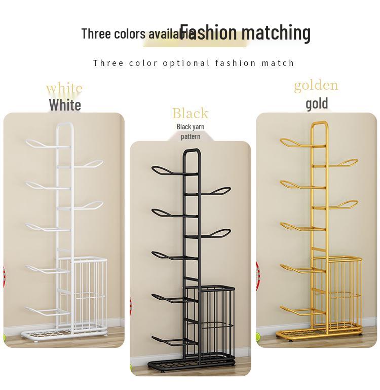 Multi-layer Iron Rack for Storing Kids' Sports Balls, Rackets & More