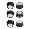 50pcs Potentiometer Knobs Lamp Switch Knob Replacement for RV24YN 20S for RV24YN 30S for WTH118 2W 2