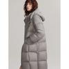 ELLE Women's Mid-length Hooded Duck Down Jacket