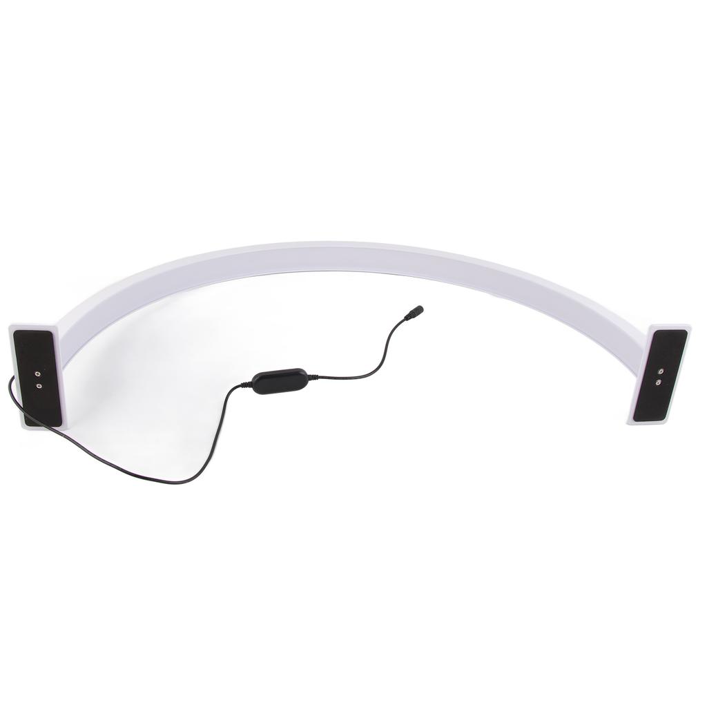 Half Moon Desktop Light 3000‑6000K 490pcs Light Chips U Shape Tattoo Desk Lamp 100‑240V White Large