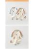 Spring & Autumn Pure Cotton Baby Jumpsuit - Newborn Crawling & Home Pajamas