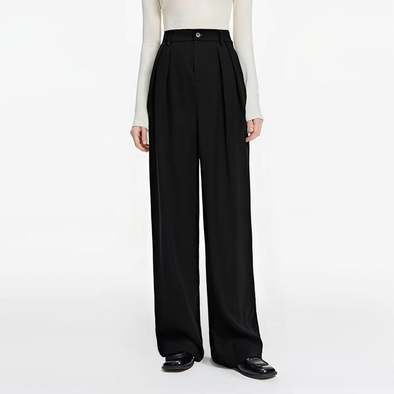 Women's Autumn/Winter 3D Cut Wide-Leg Trousers