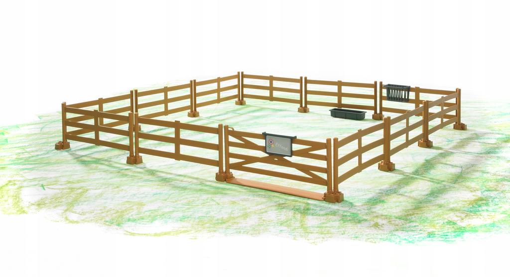 Brown Pasture Fence BRUDER 62604 Profi Series 1:16