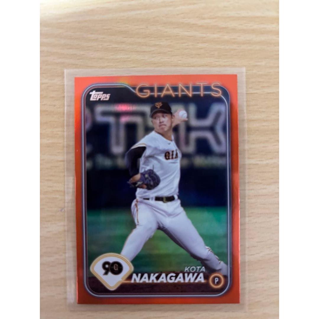 2024ToppsNPB Kota Nakagawa 25/25 Last Number Giant