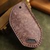 Customized Leather Key Cover Is Suitable for Kia 2024 New KIA High-end Real Cowhide Key Bag Shell Ring.