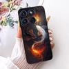 6.7" For Motorola Edge 70 Phone Case Luxury Dragon Cartoon Cover Soft Black Silicone Shell For Motorola Edge70 Moto X70 Air Etui