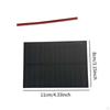 1.5W 12V Mini Solar Panel Module Monocrystalline for Battery Cell Phone Charger with Wire