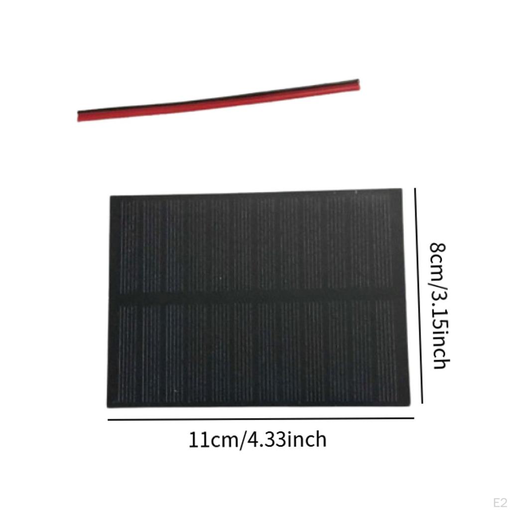 1.5W 12V Mini Solar Panel Module Monocrystalline for Battery Cell Phone Charger with Wire