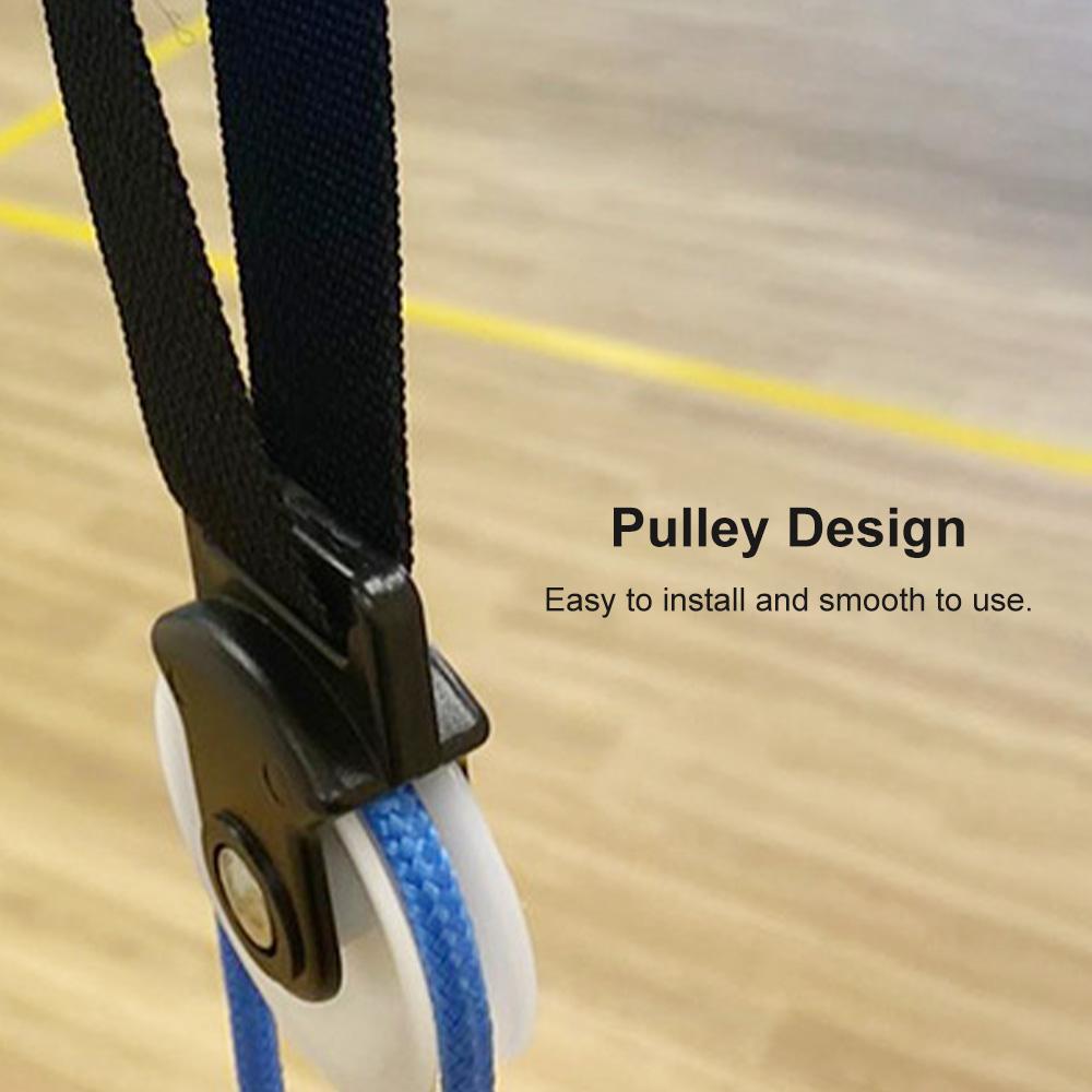 Sistema di Pulegge per Esercizi Spalle Attrezzatura per Allenamento Braccia da Appendere alla Porta per Stretching Cinghia per Allenamento con Pulegge per Spalle