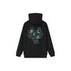Fila Letter Print Hooded Long Sleeve Sweatshirt Unisex Sweatshirt Black F11U319203F-BK