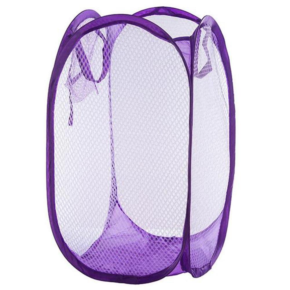 Foldable Clothes Basket Hamper Holder Large Laundry Polyester