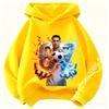 Spring Autumn Casual Children's Hoodie Sports Sweatshirt for Boys and Girls Ronaldo Printed Fashion Kids Pullover Top