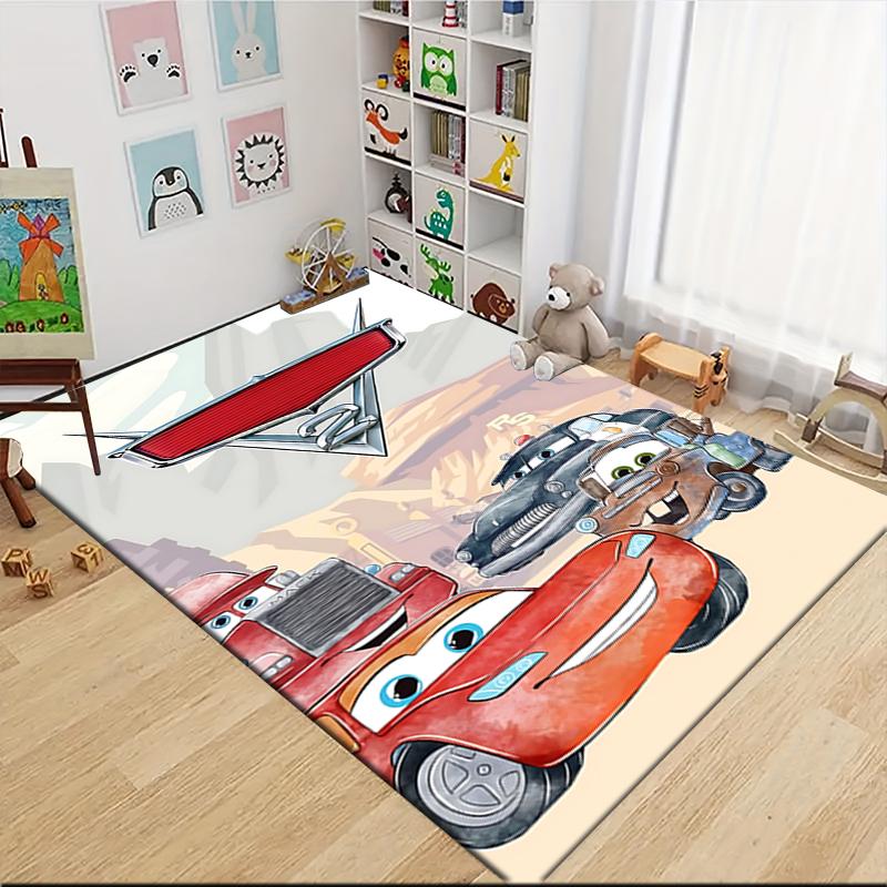 Cars Movie Adventure Carpet Rug Soft Washable Antislip Home Living Room Sofa Mats Personalized Christmas Rug