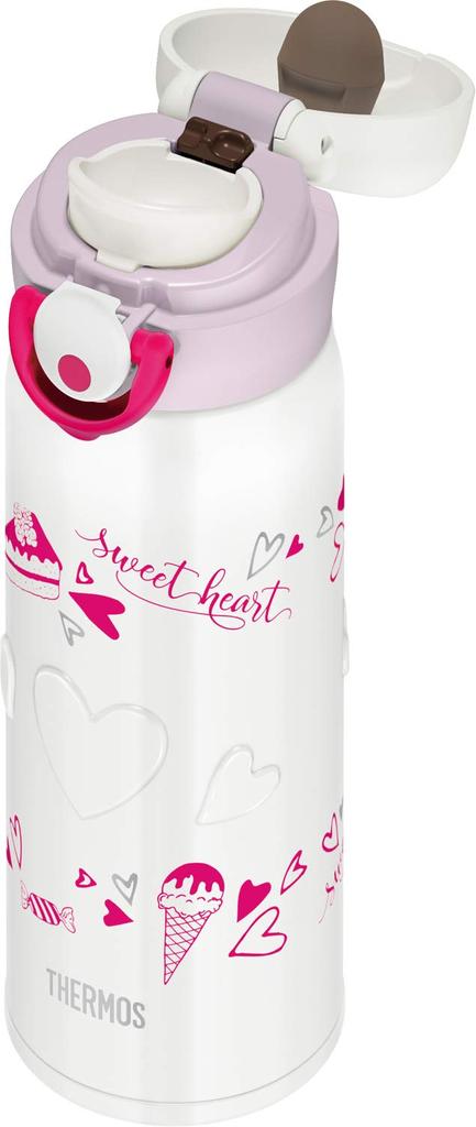 Thermos Vacuum Insulated Portable Mug, 400ml, White, JNR-400 WH