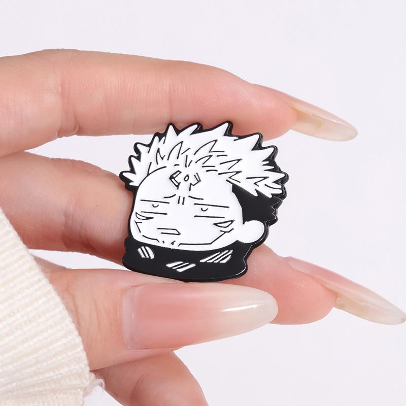 Cartoon Anime Characters Enamel Pins Custom Q Version Image Brooches Lapel Badges Cartoon Punk Jewelry Gift for Friends