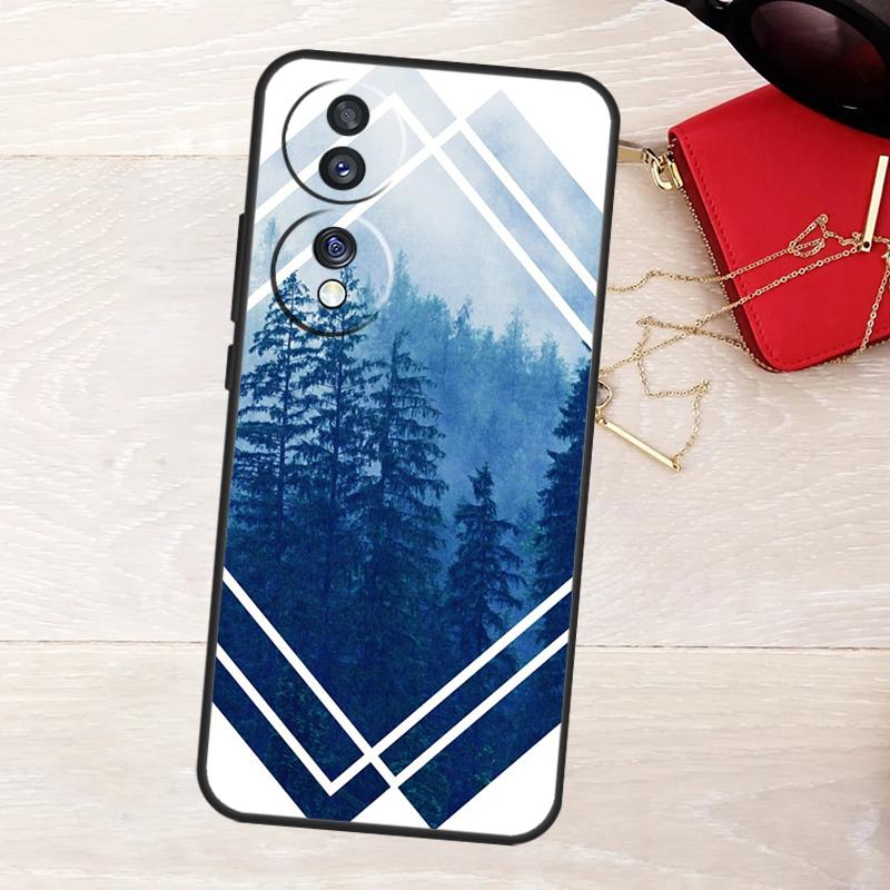 Forest Geometry Wood Nature Case For Honor Magic 8 5 6 7 Lite X9a X9b X9c X9d X8b X8c Win RT 50 70 90 200 400 Pro Cover
