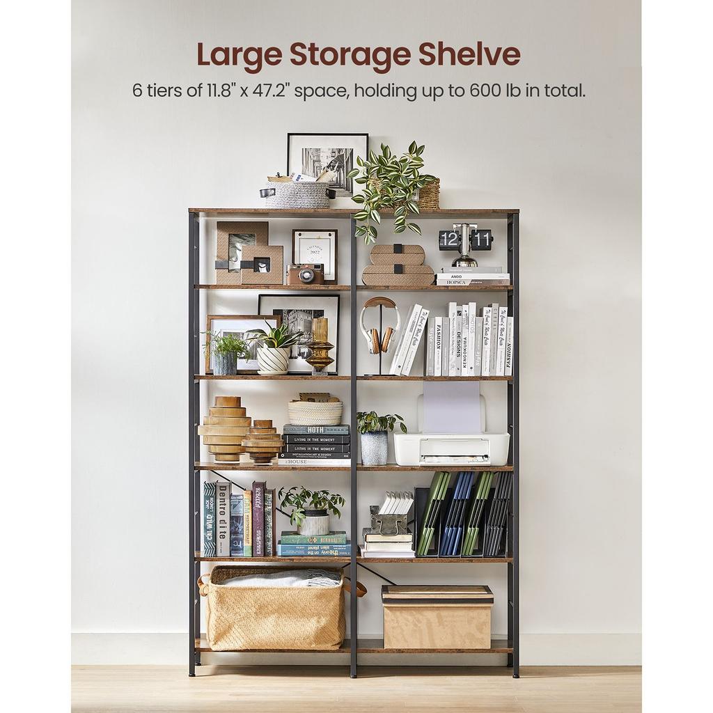 VASAGLE Bookshelf 5 Tier