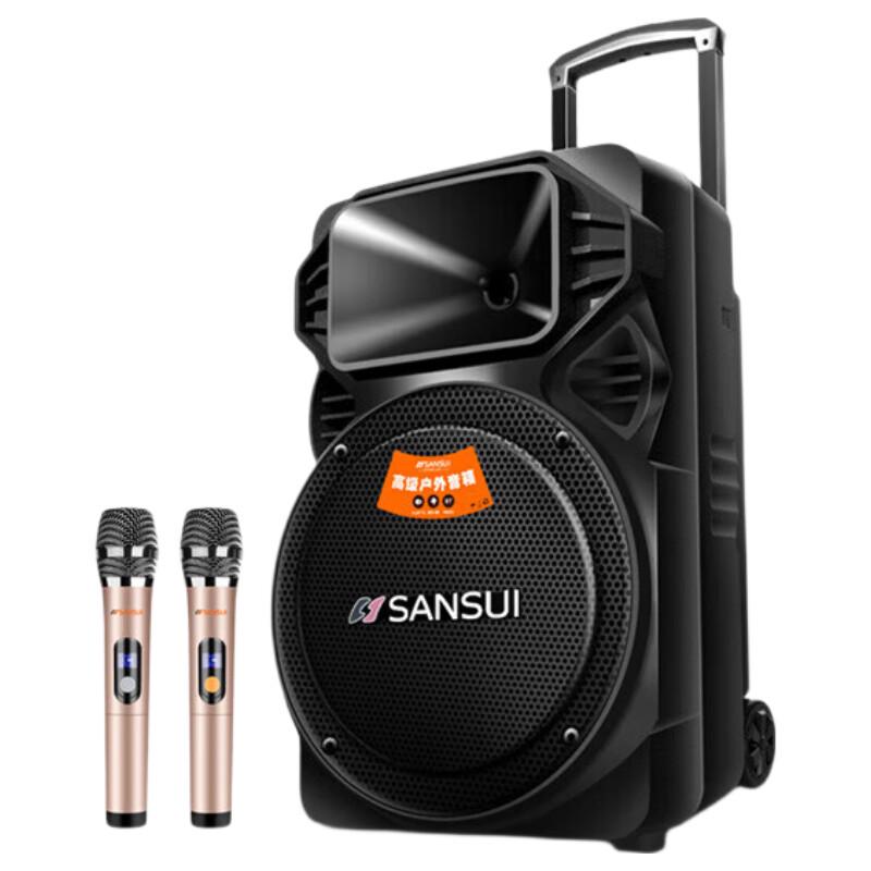SANSUI SS6-12 Portable Karaoke Trolley Speaker (CN Version)