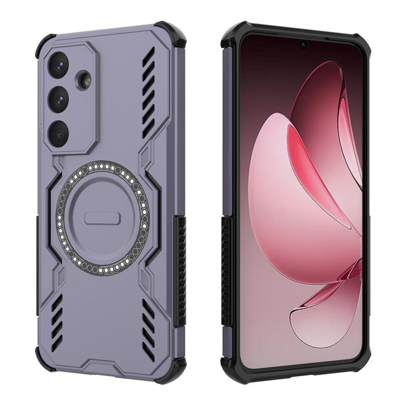 For Samsung Galaxy S25 FE Case Samsung S25 FE Cover Heat Dissipation Magnetic Wireless Charging Protective Phone Cases On S25 FE