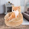 Dog Bed Semi-Enclosed Bear Pet Bed Ultra Soft Dog Nest Removable Puppy Bed Wear Resistant Scratch Resistant Bed Mat Pet Product