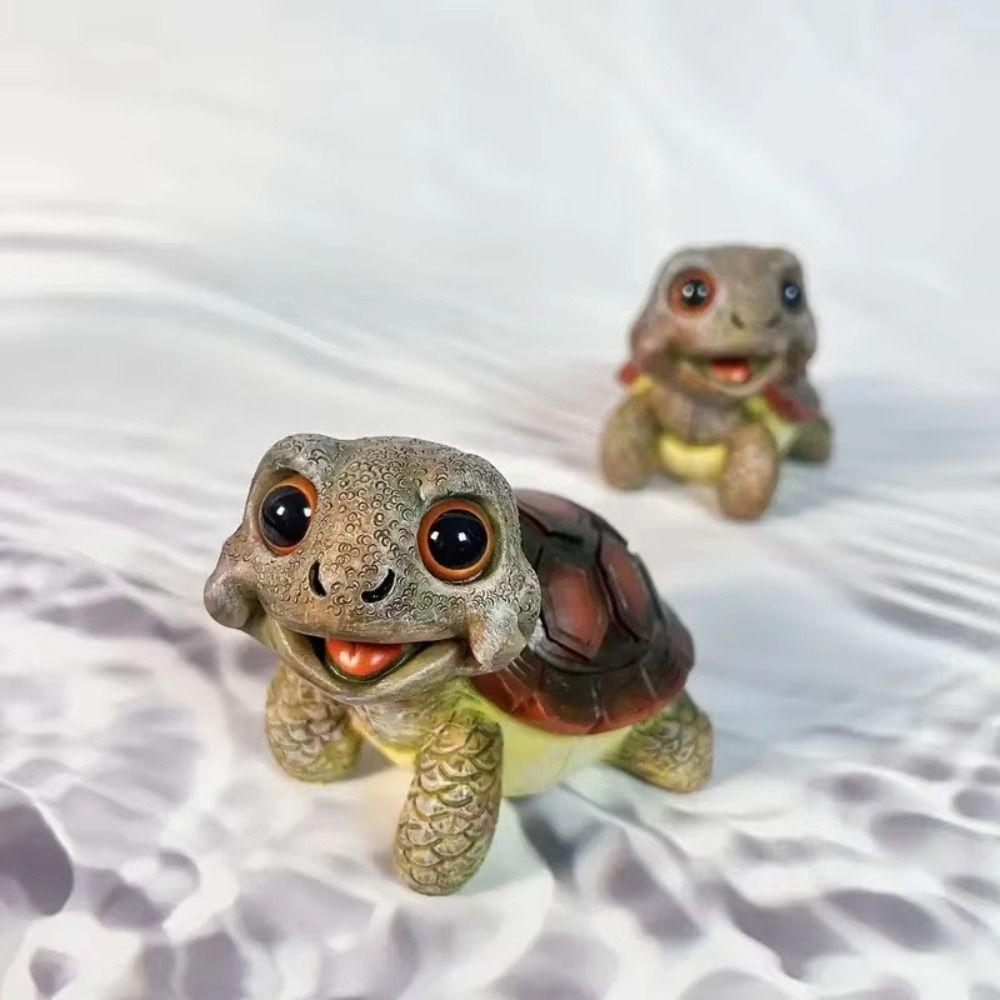 Crafts Sea Turtle Figurine Cartoon Marine Life Ornaments  Kids Birthday Gift