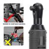12V 3/8 Inches Cordless Electric Right Angle Wrench Ratchet Wrench With LED Lights 0/1/2 Batteries Power Tools