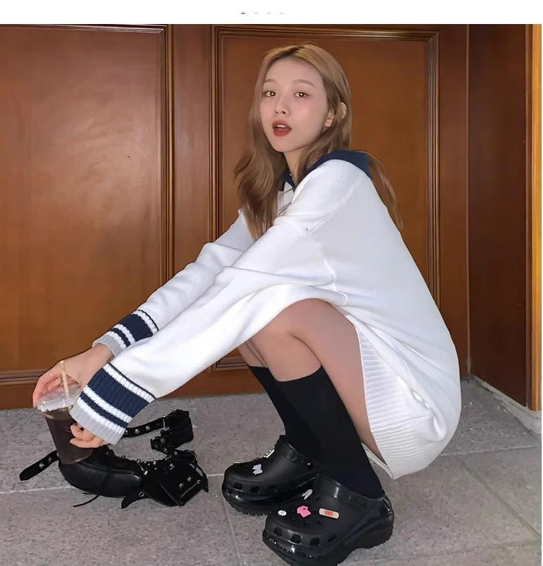 Cross-border Light Wheel Height-Boost Clogs: Non-slip, Thick-Soled, Versatile Beach & Outdoor Sandals