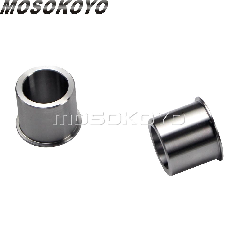 For Harley Wheel Bearing Reducers 1" To 3/4" Axle Reducer Spacer Kit for Sportster Touring Softail Dyna with 1" Sealed Bearings