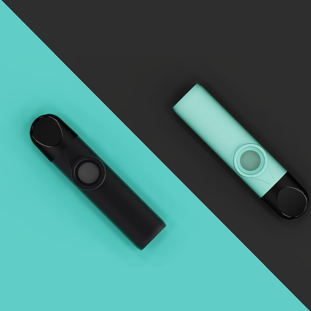 GIMI KAZOO Metal Adjustable Includes 5 Neck and Interchangeable Square Easy to Play Even for Stylish Musical Instrument Gift Kazoo, One-Piece Molded,