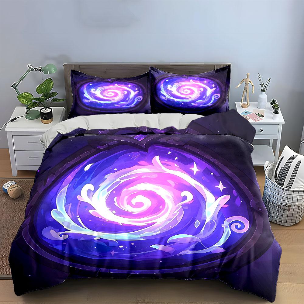 Fantasy Galaxy Art Decoration Set Soft Comfortable Duvet Cover Bedding Set Included 1*Duvet Cover & 2*Pillowcases, Gift