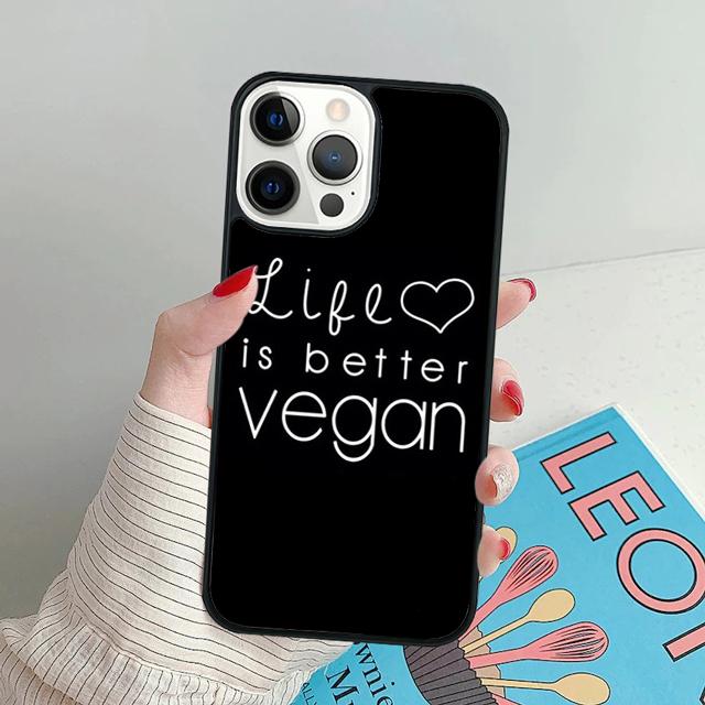 Vegan Friends Not Food Phone Case Cover For iPhone 17 Air 16 15 14 Plus Apple 16 11 12 13 Pro Max Coque