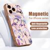 Trendy Ocean Style Whale Pattern Case For iPhone 17 Pro Max Hybrid TPU+PC Magnetic For Magsafe Matte Cover For iPhone 16 15 14 13 Pro Max