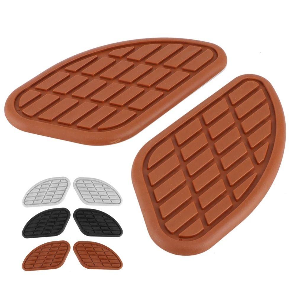 Retro Motorcycle Tank Pad Anti-Slip Customization Fuel Tank Grip Universal Durable Gas Tank Protector Motorcycles Accessories