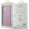 Guess Guhcs24Mhggshu S24+ S926 Fioletowy/Purple Hardcase Brokatowy Napis