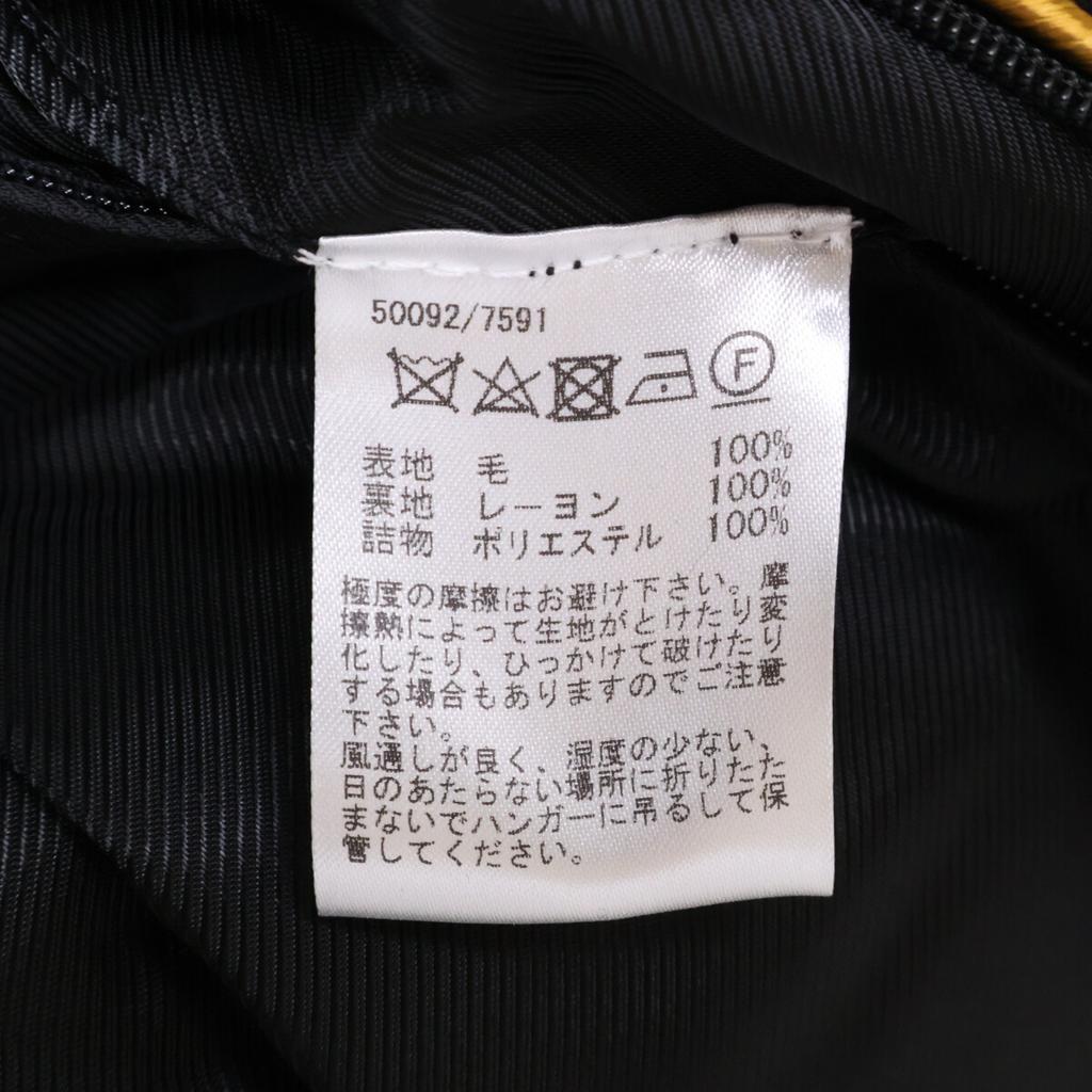 Sealup [Excellent Condition/Domestically Authorized] GENOVA Genoa Wool Melton Pea coat 46 blackUsed