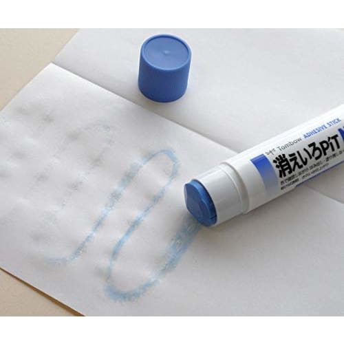 Tombow Pencil Glue Stick Disappearing Pit N PT-NC Blue Body Size: 25x100mm/Capacity Approx. 22g/40g