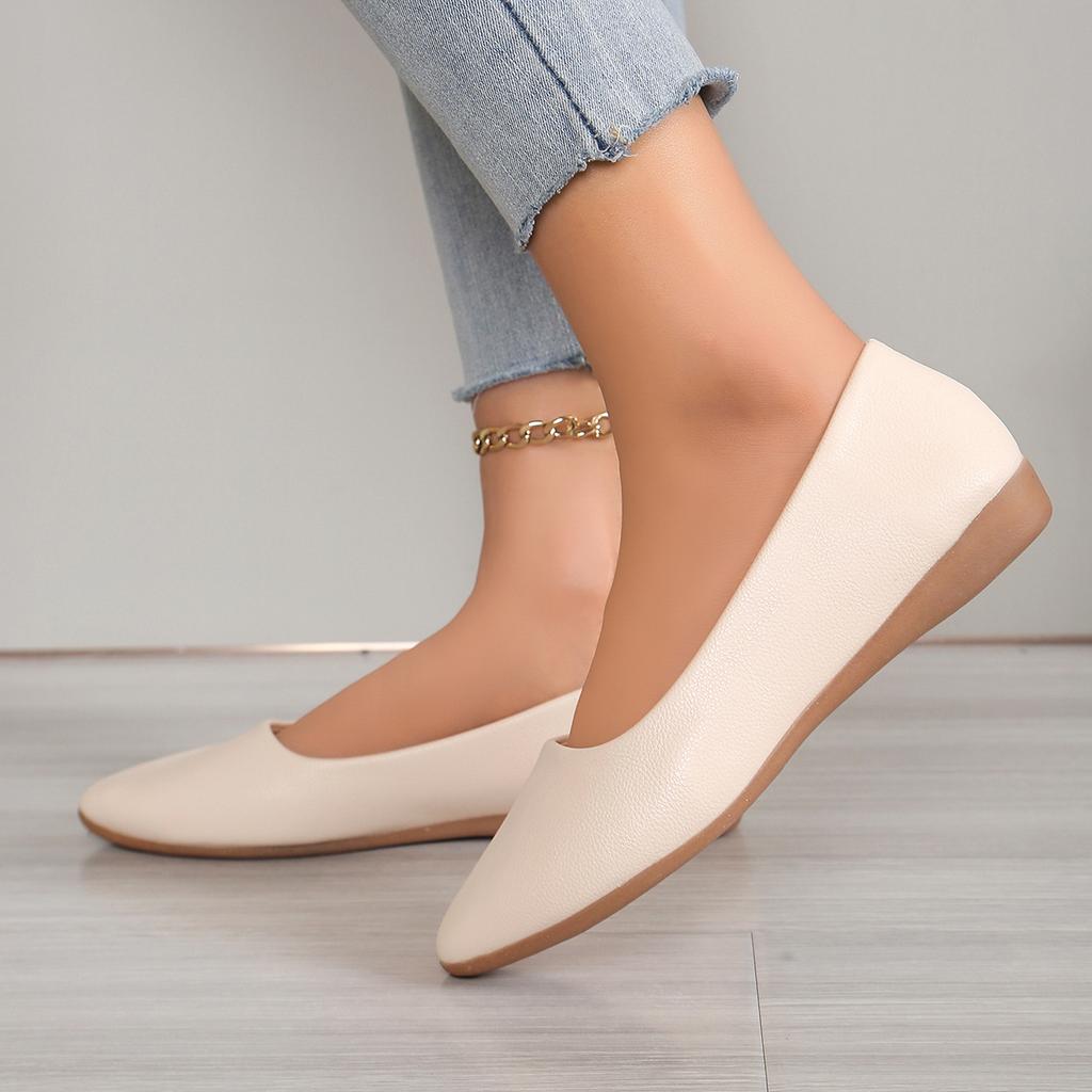 Fashion Specials Plus Size Flat Bottom Comfortable Shallow Shoes Plus Size Women's Casual Shoes with Easy To Wear and Take Off in Spring