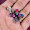 Pink Copper Turquoise Handmade Gemstone Pendant, 925 Solid Sterling Silver Pendant Antique Jewelry, For Engagement Gift