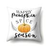 Thanksgiving Pillowcase Blessing Maple Leaf Pumpkin Sofa Cushion Cover Office Home Living Room Pillowcase