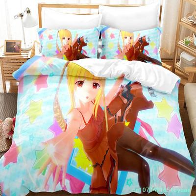 Darwin's Game Bedding Set Single Twin Full Queen King Size Bed Set Adult Kid Bedroom Duvetcover Sets Anime Kawaii