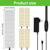 Grow Light Adjustable Brightness Full Spectrum Plant Grow Lamp Easy to Install Ultra-Thin Panel LED Grow Light for Cabinet Plant