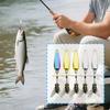 5pcs Metal Lure Spoon Spinner Propeller Sequins Insect Bait Bug Worm Flies Lure Fishing Set Trout Bass Outdoor Fishing Lures