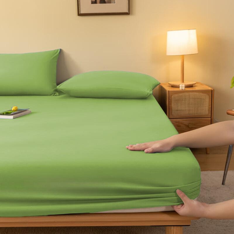 Einzelbett Spannbettlaken Ultraweich Bequemer Bettbezug Tiefe Tasche Bettlaken Staubdicht Sofabezug Matratzenschoner
