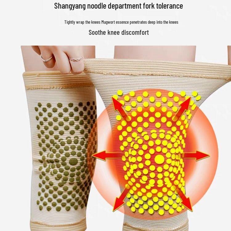 Mugwort Self-Heating Knee Pads for Men and Women - Joint Pain Relief & Cold Protection