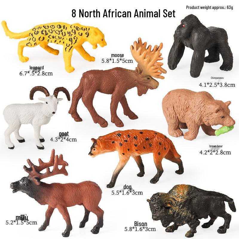 Mini Animal Growth Cycle Toys: Butterfly, Rooster, Ant, Frog, Sea Turtle, Dragonfly